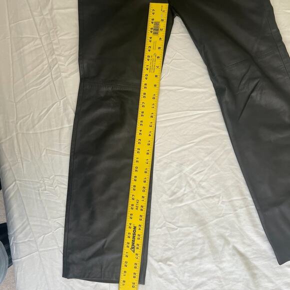 Davide Cenci Leather Pants Lined with Silk - Picture 12 of 15